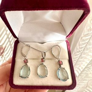Aquamarine Jewelry Set